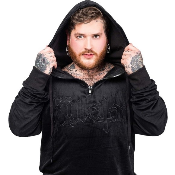 Killstar Other - 🆕 Killstar "Fester" Velour Black Hoodie